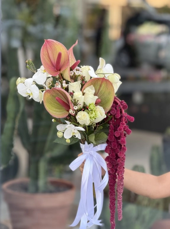 Anthurium Wedding Bouquet