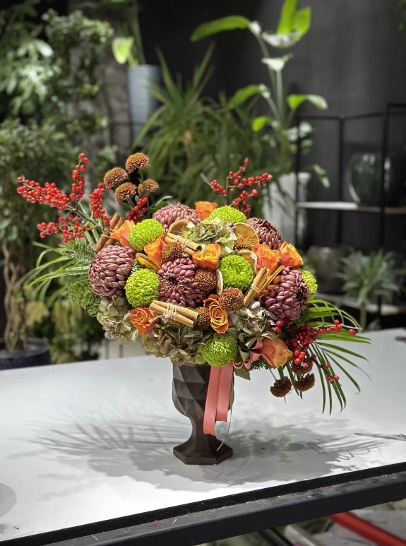 Golden Autumn Arrangement