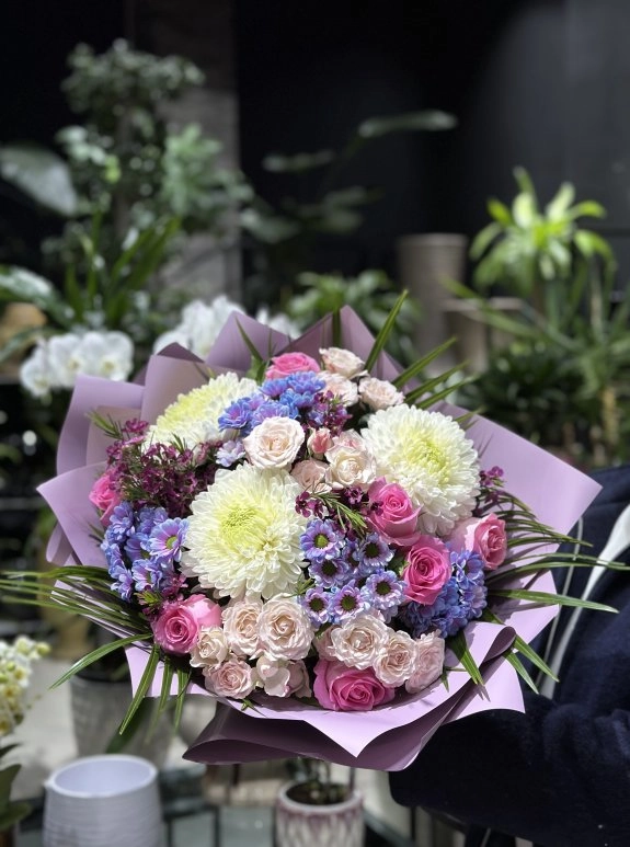 Mixed Chrysanthemum Bouquet