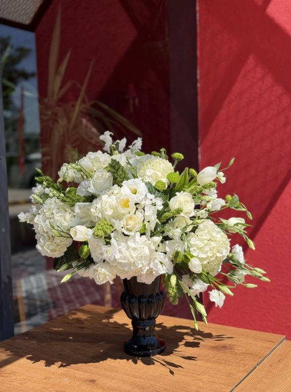 Shades Of White Arrangement