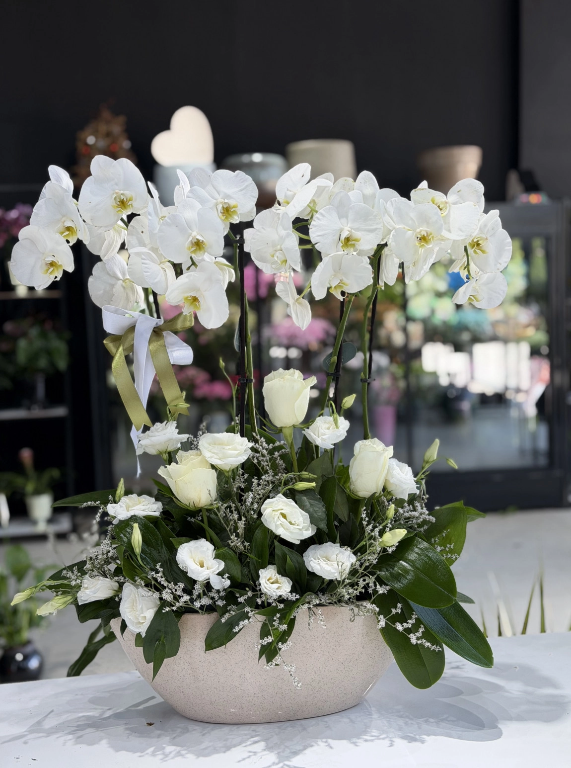 White Orchid Arrangement
